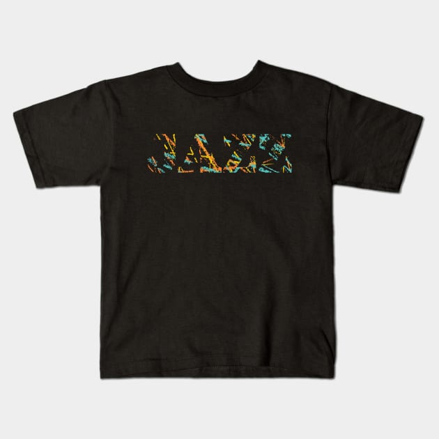 Jazz Colorful Concept Kids T-Shirt by jazzworldquest